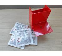 Illy 23493 Contenitore capsule usate rosso + 4 bustine decalcificante per Y3