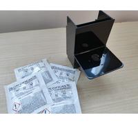 Illy 23496 Contenitore capsule usate nero + 4 bustine decalcificante per Y3