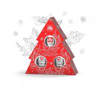 Illy Christmas Box 3 Barattoli 125gr Cad. Classico Brasile Guatemala