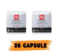 Illy 36 Capsule Iperespresso Tostato Forte -Nera 100% Arabica