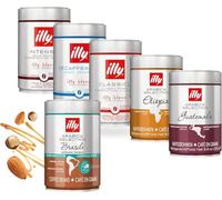 ILLY - 6 Barattoli da 250 Grammi di Caffè in Grani | Scegli la variant Desiderata - Arabica Selection