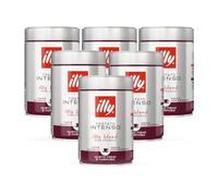 ILLY | 6 Barattoli di Caffè Macinato Intenso da 250 Grammi per Macchine da caffe Espresso, illy 100% Arabica
