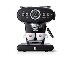 illy 60455 X1 Anniversary ESE & Ground, Macchina da caffè a Cialde ESE e Caffe Macinato, Colore Nero