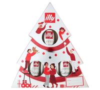 Illy 24675 albero di natale tostato classico, arabica selection guatemala, arabica selection brasile 3 x 125g