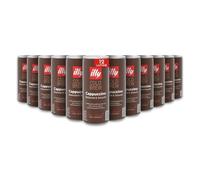 illy, Caffè Cold Brew Ready to Drink Cappuccino, 100% Arabica con Note di Latte e Cioccolato, Gusto Morbido e Aroma Intenso, Confezione da 12 lattine (12 x 250ml)
