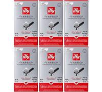 Illy Caffè espresso Arrosto medio 18 cialde (confezione da 6) Rosso