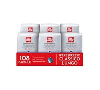 illy Capsule Caffè Iperespresso Tostato CLASSICO Lungo, 6 Confezioni da 18 Capsule, Totale 108 Capsule