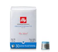 illy, Caffè in Capsule Iperespresso DECAFFEINATO, 1 Confezione da 30 | 100% Arabica con Note di Caramello, Cioccolato e Pan Tostato, Senza Caffeina, Gusto Equilibrato