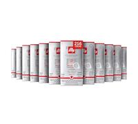 illy, Caffè in Cialde E.S.E Monodose Tostato CLASSICO Lungo, 100% Arabica con Note di Fiori d'Arancio e Gelsomino, Gusto Morbido e Vellutato, 12 Confezioni da 18 Cialde Compostabili