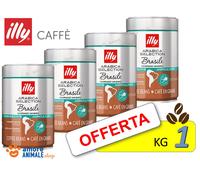 Illy Barattolo da 250g di caffè in grani ARABICA SELECTION BRASILE Cerrado Mineiro Illy