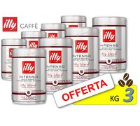 ILLY Caffè in GRANI → 500 gr - (2x250 gr ) - Caffe Tostatura dal Gusto INTENSO
