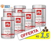 Illy Barattolo da 250g di caffè in grani Tostato CLASSICO