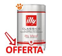 Illy Barattolo da 250g di caffè in grani Tostato CLASSICO