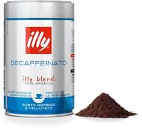 illy, Caffè Macinato per Espresso Tostato DECAFFEINATO, Confezione da 250g