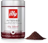 illy, Caffè macinato per espresso tostato intenso, 6 confezioni da 250 g | 100% arabica con note di cacao e frutta secca, retrogusto corposo, 1,5 kg in totale