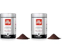 illy, Caffè Macinato per Moka Tostato FORTE, 100% Arabica con Intenso Aroma di Pan Tostato e un Retrogusto di Cioccolato Fondente, Gusto Deciso, Confezione da 500g