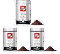 illy, Caffè Macinato per Moka Tostato FORTE, 100% Arabica con Intenso Aroma di Pan Tostato e un Retrogusto di Cioccolato Fondente, Gusto Deciso, Confezione da 750g