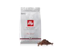 illy Caffè pieno di chicchi - Chicchi di caffè interi perfettamente tostati - Tostato intensamente scuro - Note calde di cacao e frutta secca - Corposo - Caffè 100% Arabica - Nessuno