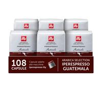 illy Capsule Caff? Iperespresso Arabica Selection Guatemala, 6 Confezioni da 18 Capsule, Totale 108 Capsule