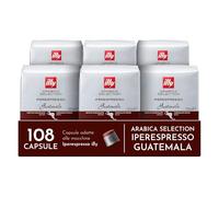 illy Capsule Caffè Iperespresso Arabica Selection Guatemala, 6 Confezioni da 18 Capsule, Totale 108 Capsule