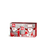 ILLY Confezione regalo kit caffè macinato tostato CLASSICO per Espresso e 2 tazz