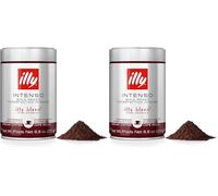 Illy Espresso Bold Roast Coffee, macinato, 250 g (Confezione da 2)