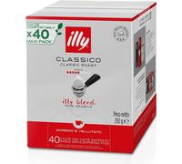 Illy Miscela Classico Filtro Carta ESE 44mm Cialde di Caffè - 40 Pezzi