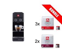 Illycaffe' S.P.A Macchina caffè y3.3 nera+3 confezioni caffè iperespresso tostato classico e 2 intenso Macchina caffè y3.3 nera+3 confezioni caffè iperespresso tostato classico e 2 intenso