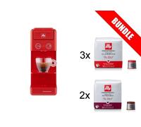 Illycaffe' S.P.A Macchina caffè y3.3 rosso+3 confezioni caffè iperespresso tostato classico e 2 intenso Macchina caffè y3.3 rosso+3 confezioni caffè iperespresso tostato classico e 2 intenso