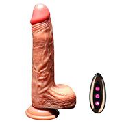 -Đilđo Vîbrátöri Sésso Donna Puntó Ġ Pènè Vībràntè Realistico Silicone Reale Vîbrátörè Donna Clitòrīdè Sěssúále Pènè Xxl, con Ventosa Vibrazione Telécomando