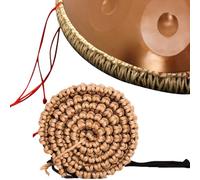 ILOOXI Decorazione Handpan Corda In Rattan, Corda Per Tamburo Decorazione Surround Decorazione Surround Copertura Protettiva Per Strumento A Percussione (Color : Black, Size : 55-65cm)