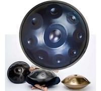 ILOOXI Handpan Drum 9 Note Strumento A Tamburo Handpan, 432Hz/440Hz Tamburo A Mano In Acciaio, Tamburo Per Tongue Per Bambini E Adulti (Color : Blue, Size : 9 Notes-432Hz)