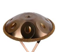 ILOOXI Strumento A Tamburo Handpan 9/10/12 Note Tamburo A Mano In Acciaio In Re Minore Strumento A Percussione Per La Guarigione Del Suono, Meditazione Personale, Yoga (Color : Gold-440hz, Size : 1