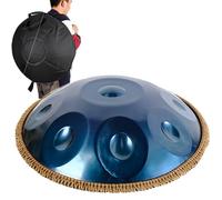 ILOOXI Tamburo Handpan 9/10/12 Note, Tamburo In Acciaio 432Hz/440Hz Tamburo A Mano In Re Minore 22 Pollici/58cm Tamburo Per Tongue, Regali Per Musica E Strumenti (Color : Blue-440hz, Size : 12 Notes