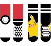 ILS I LOVE SHOPPING 2 paia Calzini antiscivolo ufficiali bambino calze anti scivolo per POKEMON (35-36)