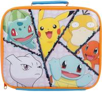 ILS I LOVE SHOPPING Borsa Termica Rettangolare Impermeabile Porta Pranzo per Bambini con manico - Gadget Scuola (per POKEMON)