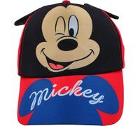 ILS I LOVE SHOPPING Cappello con Orecchie e Visiera da Ragazzi/Bambini Berretto da Baseball Regolabile Bimbo Topolino Mickey Mouse