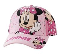 ILS I LOVE SHOPPING Cappello con Visiera per Bambina e Ragazza, Berretto da Baseball Regolabile con Velcro, dai 2-3 Anni, Licenza Ufficiale (Minnie Mouse)