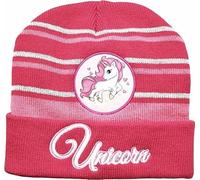 ILS I LOVE SHOPPING Cappello Invernale Morbido e Caldo per Bambini Unicorno (Corallo)