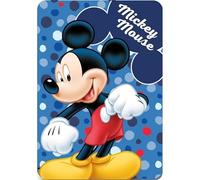 ILS I LOVE SHOPPING Coperta Plaid Morbida e Calda 100x140cm per Bambini Pile con stampa (MICKEY MOUSE)