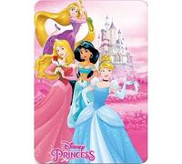 ILS I LOVE SHOPPING Coperta Plaid Morbida e Calda 100x140cm per Bambini Pile con stampa (Principesse Princess)