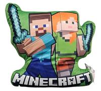 ILS I LOVE SHOPPING Cuscino 3D Shaped Sagomato peluche per Bambini in Poliestere con la Forma sagoma Personaggio (per MINECRAFT)