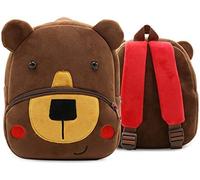 ILS I LOVE SHOPPING ORSETTO | Zainetto 3D per Bambini con Motivo Animaletto in Peluche, Zaino per Asilo Scuola, Tema Animali per Bambini e Bambine (Orso Teddy)