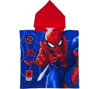 ILS I LOVE SHOPPING Poncho con cappuccio Asciugamano da spiaggia Mare e piscina Accappatoio in microfibra 55X90 cm asciugatura rapida, ultra morbido SPIDER