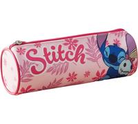 ILS I LOVE SHOPPING Portapenne Astuccio Triplo Borsellino Scuola e Asilo per Bambini e Ragazzi 22x12cm Stitch
