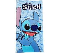 ILS I LOVE SHOPPING Telo Mare Asciugamano da spiaggia e piscina in microfibra CM. 140X70 asciugatura rapida, ultra morbidoper STITCH bambino