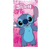 ILS I LOVE SHOPPING Telo Mare Asciugamano da spiaggia e piscina in microfibra CM. 140X70 asciugatura rapida, ultra morbidoper STITCH bambina