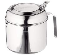 Ilsa 351 Grasso a base di carne di montaggio in acciaio, 3/4 l, argento