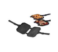 Ilsa 650 - Bistecchiera/tostiera antiaderente, colore nero - NUOVO