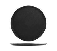 ILSA 6707840 Vassoio Antiscivolo Tondo con Bordo Inox, 40 Cm